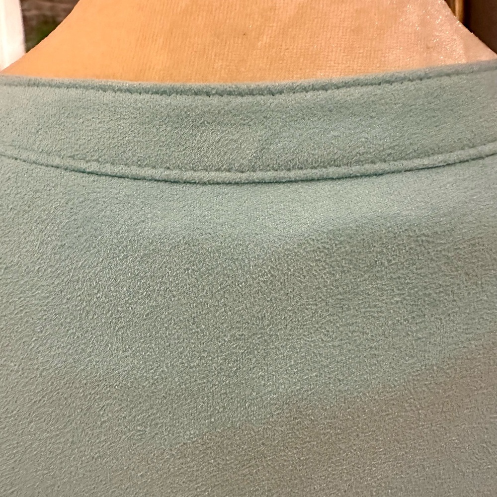 The Limited Light Blue Ruffle Hem Blazer - Picture 3 of 5